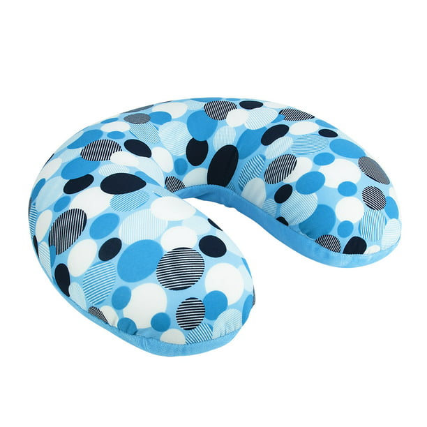 microbead travel pillow blue