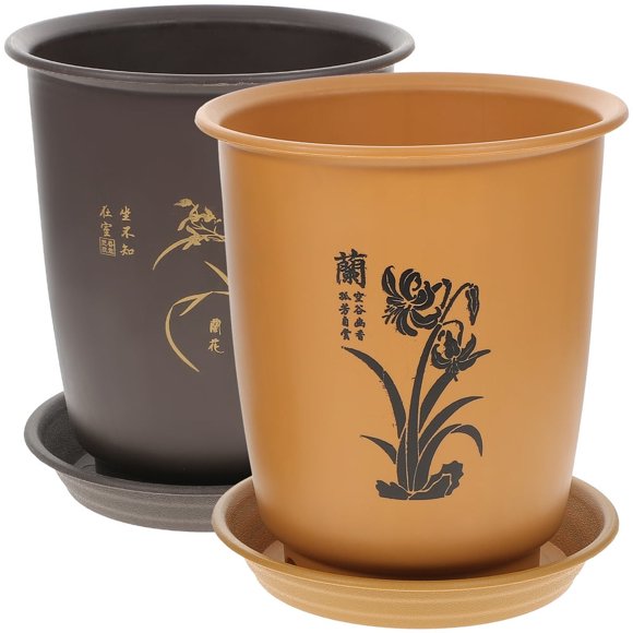 EIMELI Pot Pots Planter Succulent Flower Container Orchid Large Cactusbonsai Ceramic Holes Display Stand Saucers Indoor Nursery