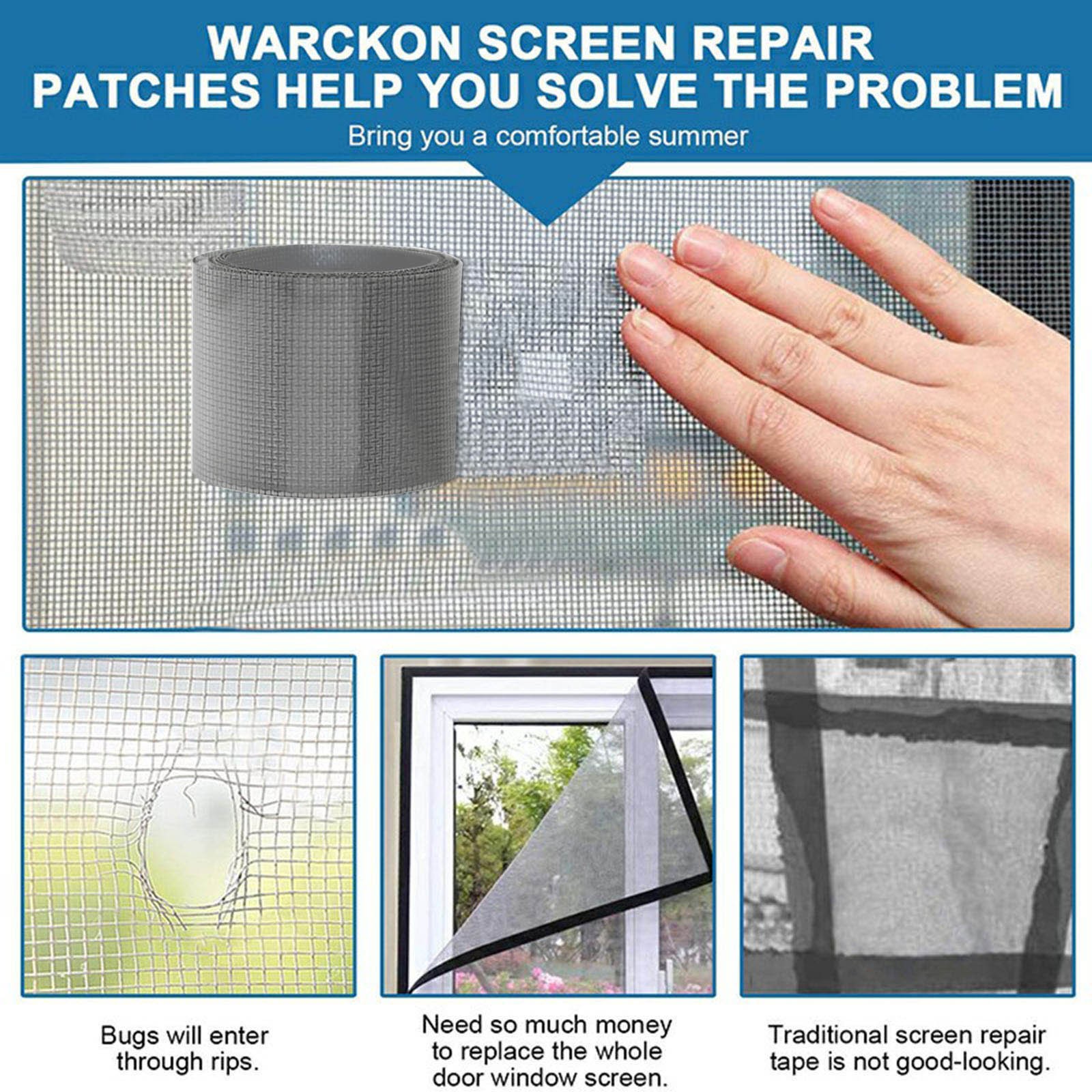 Zaroyeax 1pc Anti Insect Fly Door Window Mosquito Screen Net Repair Tape Patch Adhesive Window 2533