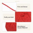 thumbnail image 3 of Uxcell Mezcla de Lana y Acrílico Hilo de Pila Larga 2 Madejas Hilo de Mohair Peso Encaje para Tejer Guantes Sombreros Calcetines Bufandas, Rojo, 3 of 6