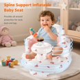 thumbnail image 4 of Asiento inflable para bebés Hvygss con bandeja, soporte para más de 3 meses, 4 of 7