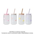 thumbnail image 1 of Vaso Prichos Flores Realzadas de Vidrio 520 ML 1 Pieza, 1 of 6