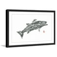thumbnail image 2 of "Sea Bass Solitaire" Framed Painting Print, 2 of 5