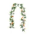 thumbnail image 3 of Guirnalda artificial de Pascua, guirnalda verde con huevos de Pascua, guirnalda floral para C, 3 of 7