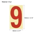 thumbnail image 2 of Uxcell Reflective Mailbox Numbers Sticker 0 - 9 Adhesive Address Number Red 4.13", 2 of 4