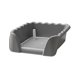 thumbnail image 5 of Inodoro para perros, bandeja sanitaria portátil para mascotas, cerca elevada, caja de arena para entrenamiento de orinales. gris, 5 of 9