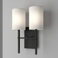 thumbnail image 2 of VER-242-BF Crystorama Lighting Veronica - Two Light Wall Sconce-Black Forged Finish, 2 of 13