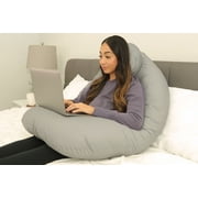 Leachco Slumber Wonder Contoured Total Body Pregnancy Pillow - Gray