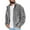 Gray, variant on Mens Jacket Cardigan Fleece Long Sleeve Full Zip Open Front Thermal Coat Fall Winter Outwear for Cold Weather with Soft and Warm Materials Perfect for Layering,Black,2XL