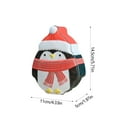 thumbnail image 3 of Christmas Snack Storage Box, Holiday Gift Decoration, Iron Santa Claus Snowman Penguin Chocolate Storage Can, Christmas Tree Shaped Multicolor Metal Container for Festive Treats, 3 of 7