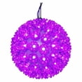 thumbnail image 2 of Vickerman 10" Starlight Sphere Christmas Ornament with 150 Purple Wide Angle LED Lights, 2 of 3