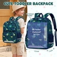 thumbnail image 3 of DAKIMOE Toddler Backpack for Girls Boys Kids Backpacks Cute Kindergarten Daycare School Bag for Students, 3 of 9
