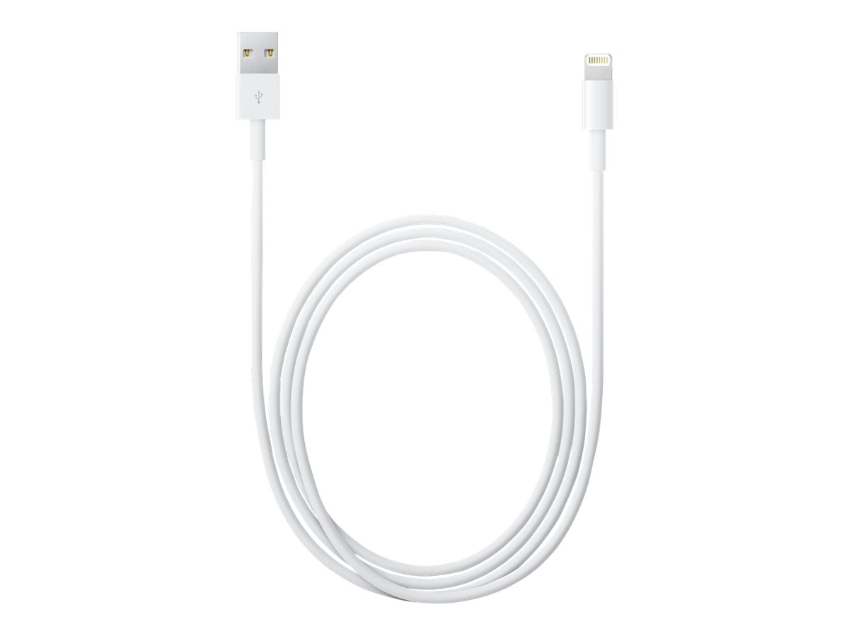 Câble Apple Lightning / USB Charge + Synchronisation d'Origine Apple  MD818ZM/A - Français