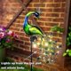 thumbnail image 4 of Solar Lights Garden Metal Decorative Garden Sparrow Waterproof Peacock Solar Light For Patio Yard Walkway, 4 of 5