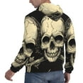 thumbnail image 6 of Sikiie Gothic Winged Skull Men's Hoodie, Essentials Hoodie, Sweatshirt, Pullover Hooded Sweatshirt for Men-XX-Large, 6 of 7