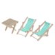 thumbnail image 1 of 2x 1/6 Dollhouse Miniatura de Plegable de Playa Sunbath Silla Y 3 Unids / Set Pulgadas Accesorios de Muebles, para 1/6 Hugo silla de playa casa de muñecas, 1 of 7