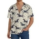 thumbnail image 1 of Fotbe Horse Camisa Estampada de Manga Corta para Hombre, Casual de Verano, Estilo Playero, Sin Arrugas-Large, 1 of 5
