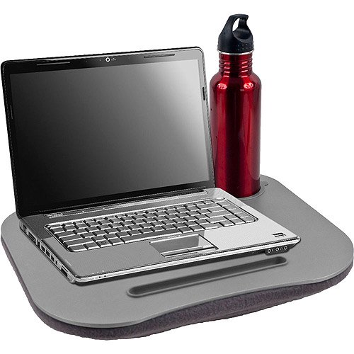 Cushioned Desk With Pen And Cup Holder For Work Leisure By Laptop Buddy Com Cushioned Desk With Pen And Cup Holder, Padded Lap Desk With Cup Holder