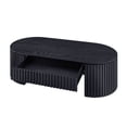 thumbnail image 2 of LiviNest Oval Coffee Table for Small Living Room: 51.18 Inch Compact Table with Hidden Drawer - Space-Saving Modern Design for Apartments & Urban Homes, 2 of 6
