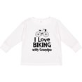thumbnail image 3 of Inktastic I Love Biking with Grandpa Boys or Girls Long Sleeve Toddler T-Shirt, 3 of 5