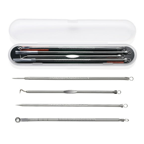 4-in-1 Acne Blackhead Remover Comedone Extractor Kit Pimple Acne Blemish