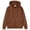Coffee, variant on Delconic Womens Fleece Lined Zip Up Hoodie Long Sleeve Drawstring Hooded Sweatshirt Loose Fit Casual Jacket Outerwear Army Green L