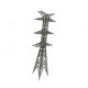 thumbnail image 3 of Modelo de torre de transmisión a escala 1/200. Proyecto de modelismo en miniatura. Estructura y arquitectura. Estilo A, 3 of 9