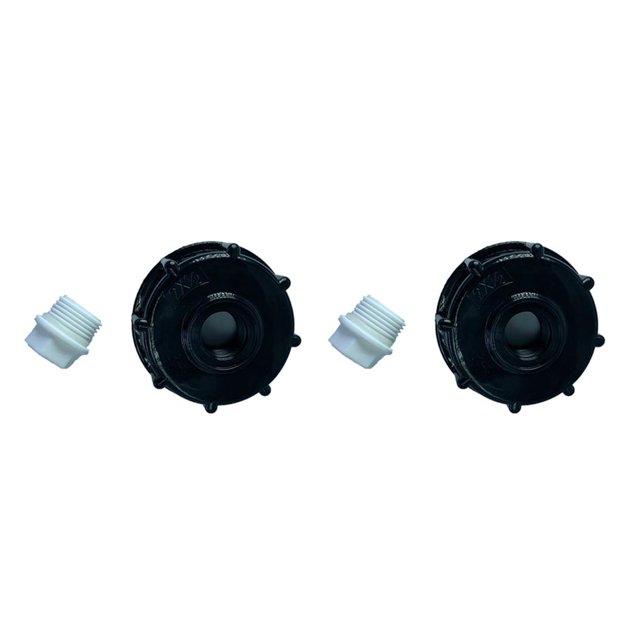 Kenally Adaptador de barriles de aceite IBC de plástico, portátil, desmontable, reutilizable, para jardinería doméstica, Conector de instalación de 0.52 pulgadas 2piezas Kenally CBP495593