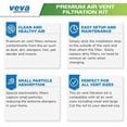 thumbnail image 4 of Complete Premium Vent Register Filters Kit - 72 x 16 Electrostatic Media 120 of Tape (30+ Filters per Roll) for HVAC AC Heating Intake Registers Grilles to Reduce Dust and Allergy, 4 of 9