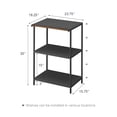 thumbnail image 7 of Yamazaki Home Storage Rack - Three Sizes, Black, Steel, 35-Inch, Supports 64.9 pounds, Adjustable, 7 of 7