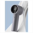 thumbnail image 3 of Ventilador Portátil Turbo de Mano, de Alta Velocidad, Recargable, Miniventilador Potente con Linterna, Pantalla Digital, Ideal para Viajes y Hogar., 3 of 5