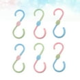 thumbnail image 6 of Raindrops Hooks for Hanging Jeans 4 Packs 3pcs per Pack in Assorted Colors Abs 13.2*5.6 In 360 Degree Rotatable Design, 6 of 8