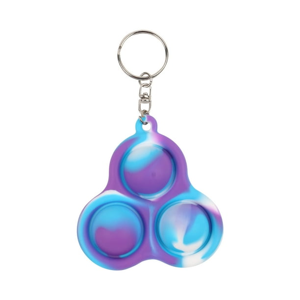Fiomva Simple Dimple Fidget Toy, Mini Pop Bubble Squeeze Sensory Toy Keychain - Walmart.com