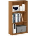 thumbnail image 3 of Furinno Basic 3-Tier Bookcase Storage Shelves, Natural Oak, 3 of 6
