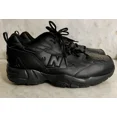 thumbnail image 1 of New Balance MX608AB Black Leather Tennis Shoes Size 11.5 Slip Resistant Work, 1 of 6