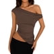 thumbnail image 1 of Remera PRETTYGARDEN 2025 Crop Top Asimétrico con Un Hombro XL, 1 of 8