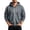 Dark Gray, variant on Fmbrln Fall Winter Men's Zip Up Hoodie Long Sleeve Solid Color Hooded Sweatshirts Casual Fashion Drawstring Jacket with Pocket Blue S