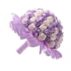 thumbnail image 1 of Bouquet Ramo de Bowknot con Cinta de y Artificiales Accesorio de Novias de Púrpura y blanco Yotijar Ramo de novia, 1 of 10