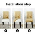 thumbnail image 3 of Elastic Chair Cover Set of 6 Outdoor Chair Covers for Dining Chairs Beach Background Slipcover Chairs Covers for Kitchen Living Room Restaurant, 3 of 5