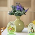 thumbnail image 5 of Wooden Easter Egg Table Decorations Spring Eggs Bunny Rabbit Design Tabletop Party Centerpiece Signs Rustic Wood Holiday Shelf Topper for Home Kitchen Office Mantle Decor, 5 of 9