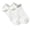 White, variant on Lace Trim Ankle Socks , Cotton Blend Low Cut Boat Socks, Soft Breathable Seamless Daily Wear Socks , 1 Pair Lightweight Casual Socks