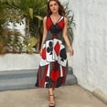 thumbnail image 3 of Artistic Fun Playing Cards Abstract Art Sleeveless Dress Summer Women Clothes Dress for Pregnant Women Dresses, 3 of 9