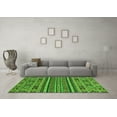 thumbnail image 3 of Ahgly Company Indoor Rectangle Abstract Green Modern Area Rugs, 6' x 9', 3 of 4