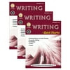 Carson Dellosa Education Writing Quick Starts Workbook for Grade 4-12, Multi Color - 3 Each