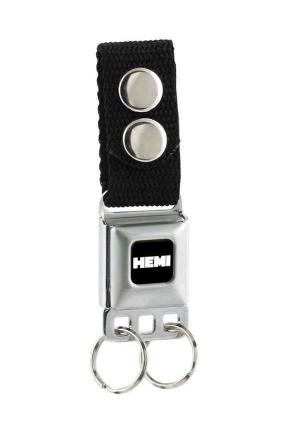Chrysler Automobile Company White Hemi Logo Key Chain