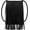 Black, variant on Women Mini Fringe Tassel PU Leather Crossbody Bag Hobo Bag Cell Phone Coin Purse Wallet