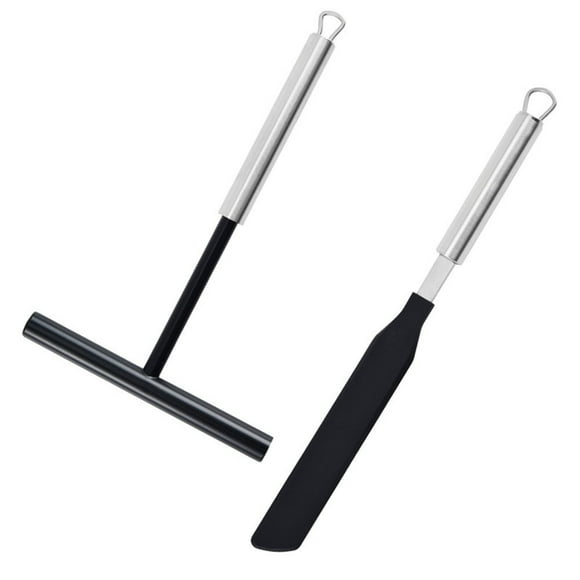 Pack of 2 Crepes Distributor, Stainless Steel Crepe Maker Accessories