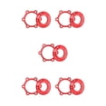 thumbnail image 3 of maskred 1 Set Centre Serrures Disque Rotors Adaptateur 6- Robuste Réparation en Acier Inoxydable 6 Trous Compatible pour le Verrouillage Rouge 5Set, 3 of 6