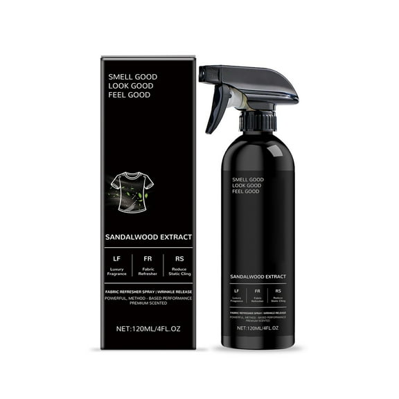 Portable Fabric Refresher Spray with Scent Static and Odors for All Textiles and Garments