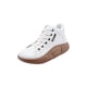 thumbnail image 2 of Zapatos casuales para mujer, zapatillas deportivas, zapatos deportivos, botines cómodos con suela de goma, zapatos con cordones para mujer, caminar, 40 yardas blanco Fernando zapatillas casuales, 2 of 8